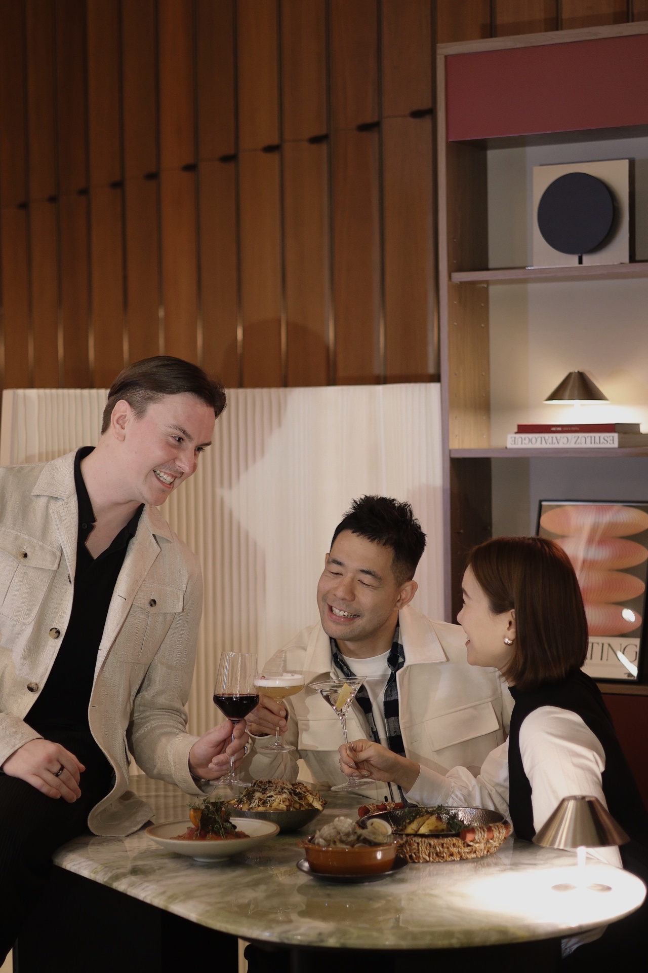 Group dining at Lounge Hakuba